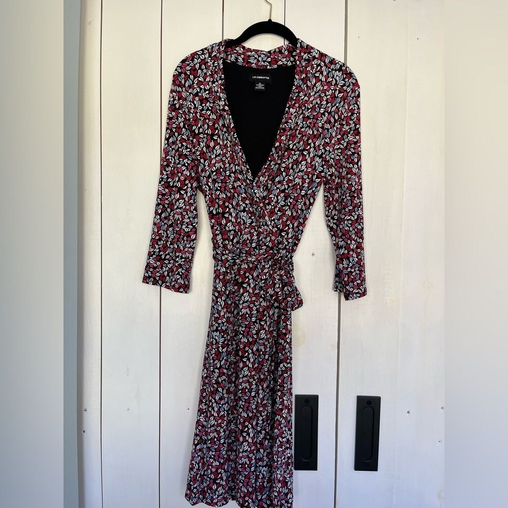 Liz Clairborne wrap dress‎ size L